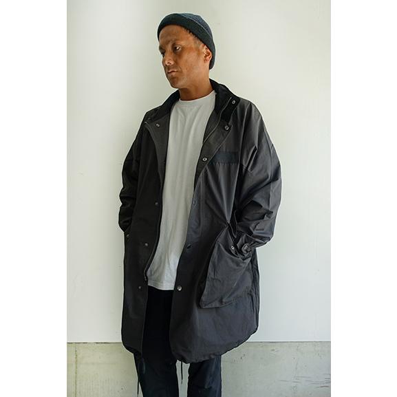 Audience 綿ナイロン高密度ポプリン M-90 スタンドモッズコート オーディエンス blac...