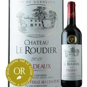 赤ワイン シャトー・ルディエ 2013年 フランス ボルドー フルボディ 750ml｜wsommelier