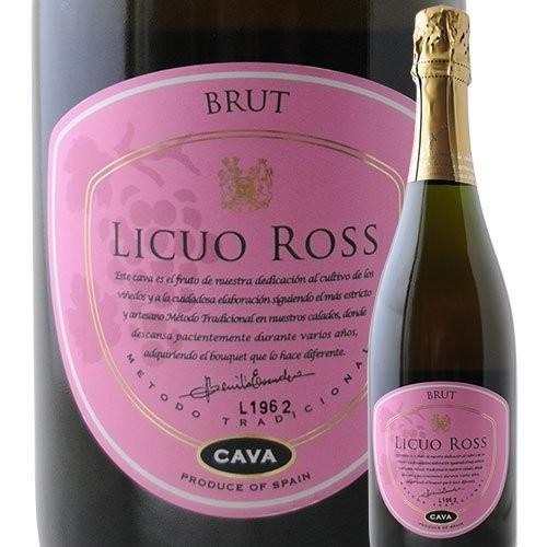 ワイン スパークリングワイン リクオ・ロス ロサード・ブリュット ボデガス・エスクデロ NV スペイ...