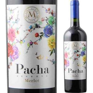 ワイン 赤ワイン パチャ・メルロ ヴィニャ・マーティ 2021年 チリ セントラル・ヴァレー フルボディ 750ml｜wsommelier