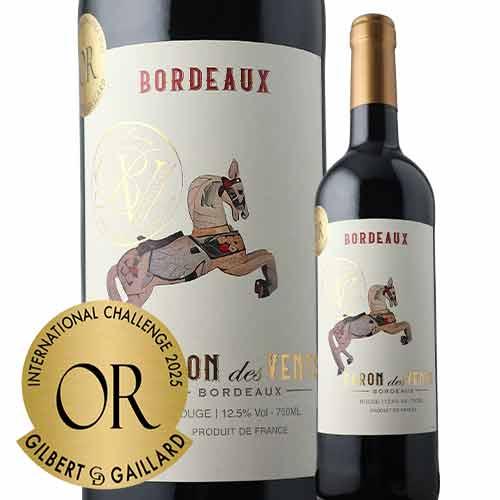 ワイン 赤ワイン バロン・デ・ヴァン 2024年 フランス ボルドー赤ワイン フルボディ 750ml...