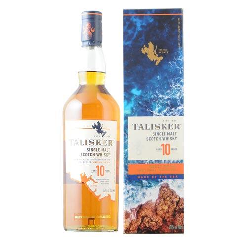 ウィスキー タリスカー・10年・箱付き タリスカー蒸留所 NV 英国（イギリス） スコットランド 辛...
