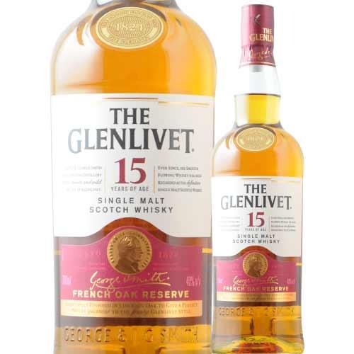 ウィスキー ザ・グレンリヴェット・15年・フレンチオーク ザ・グレンリヴェット NV 英国（イギリス...