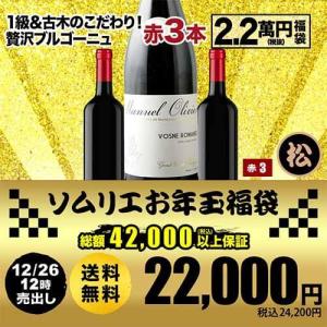 ワイン ワインセット  赤ワイン  1級＆古木のこだわり！贅沢ブルゴーニュ赤ワイン3本福袋 送料無料  SALE福袋 爆買