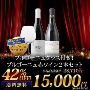 ワイン ワインセット 赤ワイン ブルゴーニュグラス付き！ブルゴーニュ赤ワイン2本セット　送料無料「5/8更新」｜wsommelier