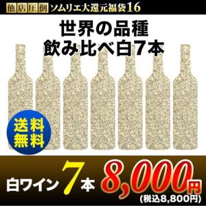 SALE 白ワインセット「16」他店圧倒！ソムリエ大還元福袋・世界の品種飲み比べ白7本
