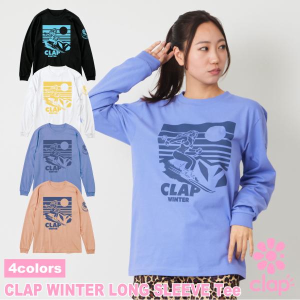 clap クラップ 4色 CLAP WINTER LONG SLEEVE Tee