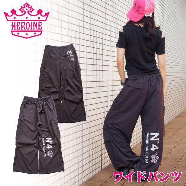 【HEROINE】 ヒロイン ワイドパンツ フィットネス ウェア