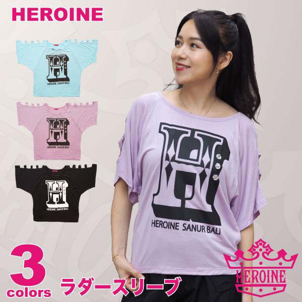 【HEROINE】 ヒロイン 【全3色】ラダースリーブ フィットネス ウェア