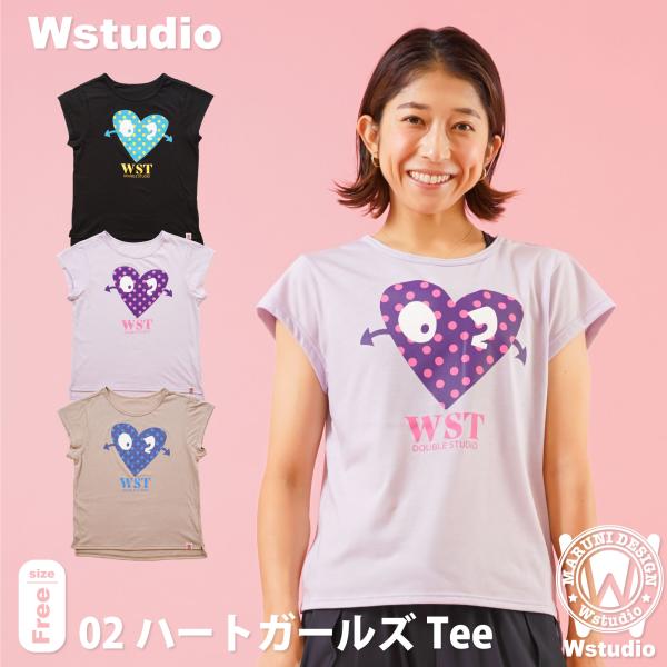 Wstudio ダブルスタジオ 02ハートガールズTee