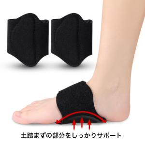 土踏まずパッドサポーター 足裏サポーター 扁平...の詳細画像3