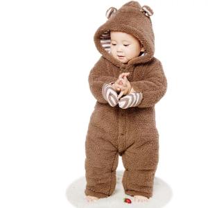 ハロウィン ベビー服 熊 クマ くま 着ぐるみ コスプレ 衣装 カバーオール もこもこ 超厚手 防寒 コスチューム 赤ちゃん｜wts-proshop