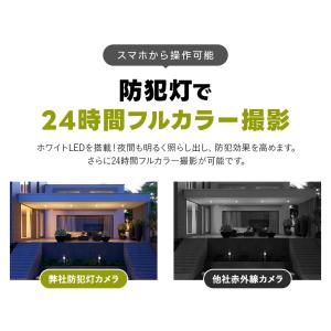 防犯カメラ PoE 防犯灯カメラ 夜間カラー ...の詳細画像5