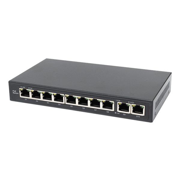 IPネットワークカメラ用 PoE給電スイッチングハブWTW-POE-08-30B