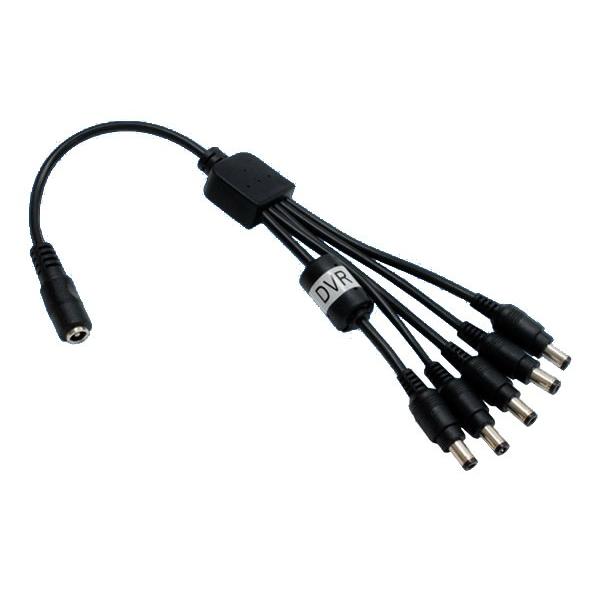 防犯カメラの電源用の分配ケーブル　WTW-CA5W