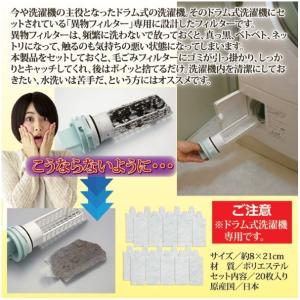 ドラム式洗濯機用 毛ごみフィルター 毛ゴミ く...の詳細画像1