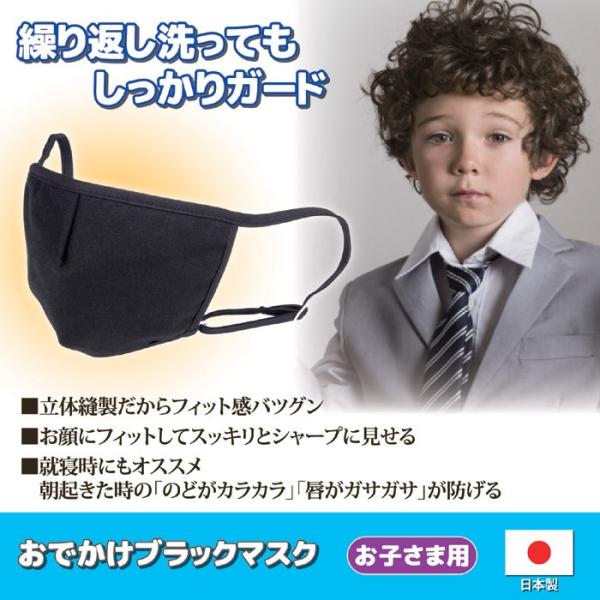 マスク 黒 ブラック インフルエンザ ウイルス おしゃれ ４重構造の本格派 立体構造で顔をシャープに...