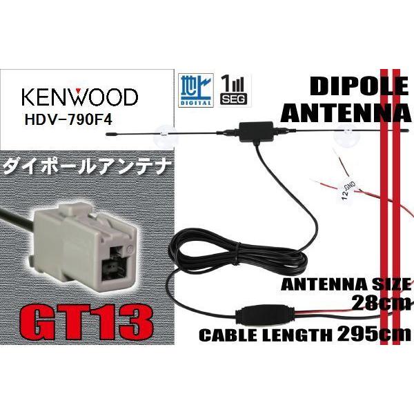 ダイポール TV アンテナ 地デジ ワンセグ フルセグ 12V 24V ケンウッド KENWOOD ...