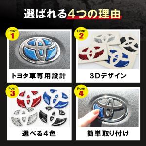 トヨタ エンブレム ステアリング ハンドル ス...の詳細画像1