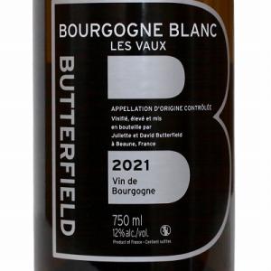ブルゴーニュ　ブラン　レ　ヴォー　2021　バターフィールド　プチ　ムルソー　シャルドネ　白ワイン　※正規品