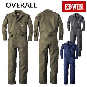 EDWIN（エドウィン） エドウイン・デニム長袖つなぎ #81008 3L-5L