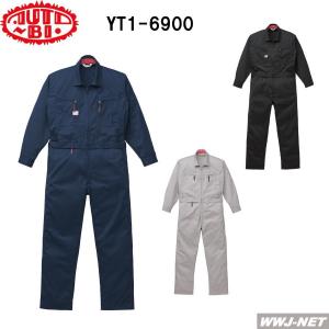 山田辰 ツナギ 作業服 AUTO-BI オートバイ 腰割れ式長袖つなぎ服 1