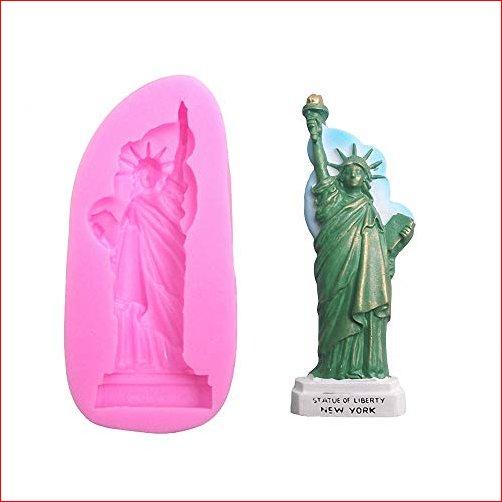 the Statue of Liberty Silicone Fondant Mold Symbol...