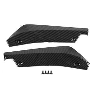 Qiilu  車体 リアバンパーリップ バンパーカナード ユニバーサル 傷防止 予防