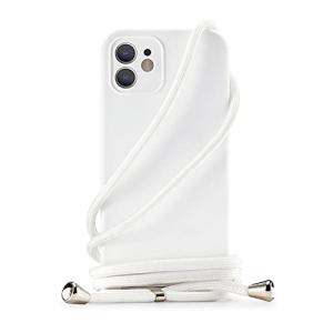 Handodo Apple iPhone 11 用 ケース iPhone 11 カバー ネック ショルダー ストラップ付き スマホ シリコン カバー