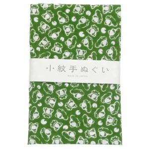 てぬぐい 小紋柄  36 かえる 手拭い 手ぬぐい 日本手拭い