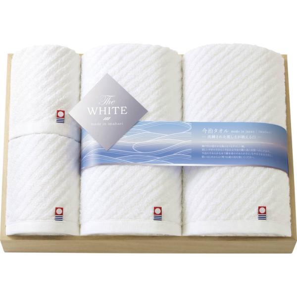 今治 ザ ホワイト 木箱入りタオルセット 65580
