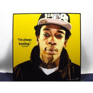 新品 No 308】 ポップアートパネル カニエ ウエスト HIPHOP : ポップ