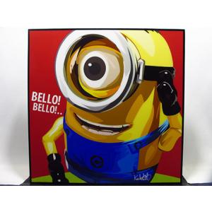 【新品 No 322】 ポップアートパネル 怪盗グルー ミニオンズ