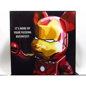 【かず・新品 No 363】ポップアートパネル ベアブリック アイアンマン Amazon.co.jp: ベアブリック アイアンマン IRONMAN マーヴェル