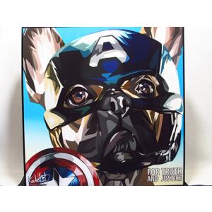 新品 No 207】 ポップアートパネル キャプテン アメリカ アメコミ