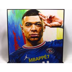新品 No 720】 ポップアートパネル キリアン エムバペ サッカー