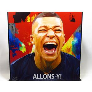 新品 No 720】 ポップアートパネル キリアン エムバペ サッカー