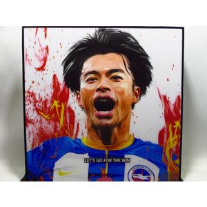 新品 No 692】 ポップアートパネル 久保建英 サッカー : ポップアート