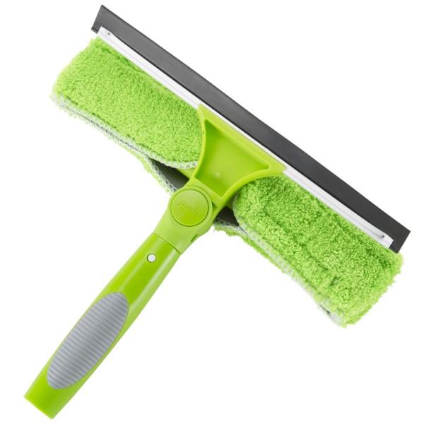 2WAYハンドワイパー マイクロファイバーブラシ 水切りスキージー 掃除用品 WY ポイント消化