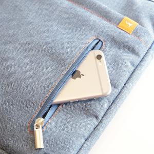 iPad タブレットPC収納ケース ブルー 手...の詳細画像3