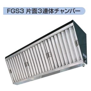 フカガワ グリスフィルター FGS2-4040 片面2連体チャンバー