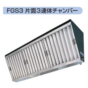 フカガワ グリスフィルター FGS2-4040 片面2連体チャンバー
