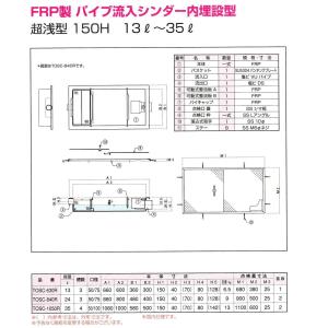 TOSC-840R FRP製パイプ流入シンダー...の詳細画像1