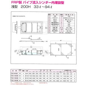 TOSC-840SM FRP製パイプ流入シンダ...の詳細画像1