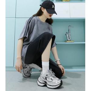 スニーカー レディース 厚底スニーカー ランニ...の詳細画像5