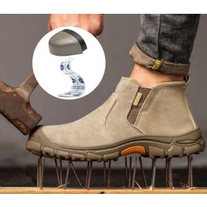 安全靴 ハイカット 作業靴 スエード メンズ ...の詳細画像1