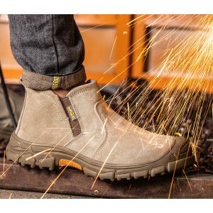 安全靴 ハイカット 作業靴 スエード メンズ ...の詳細画像2