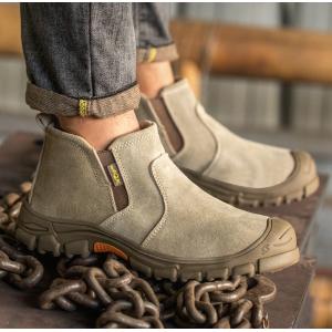 安全靴 ハイカット 作業靴 スエード メンズ ...の詳細画像5