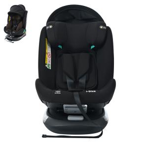 チャイルドシート 新生児 ISOFIX 0歳〜12歳 360度回転式 40〜150cm ジュニアシート 調節可能 洗える キャノピー付き ベビーシート ドリンクホルダー付き｜x-cube