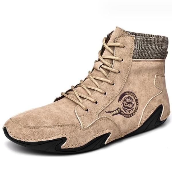 メンズ ドライビングシューズ ブーツ おしゃれ 革靴 紳士靴 ウォーキングシューズ カジュアル 防滑...